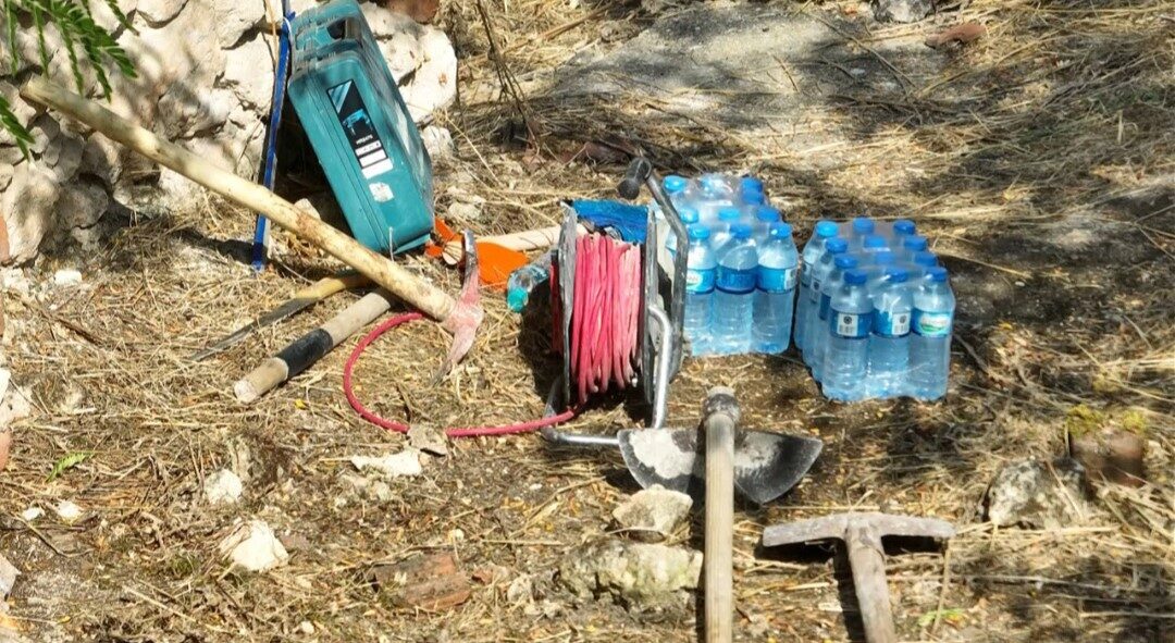 Kırklareli ilinde kaçak kazı faaliyeti sırasında yakalanan 7 şüpheliden 5’i
