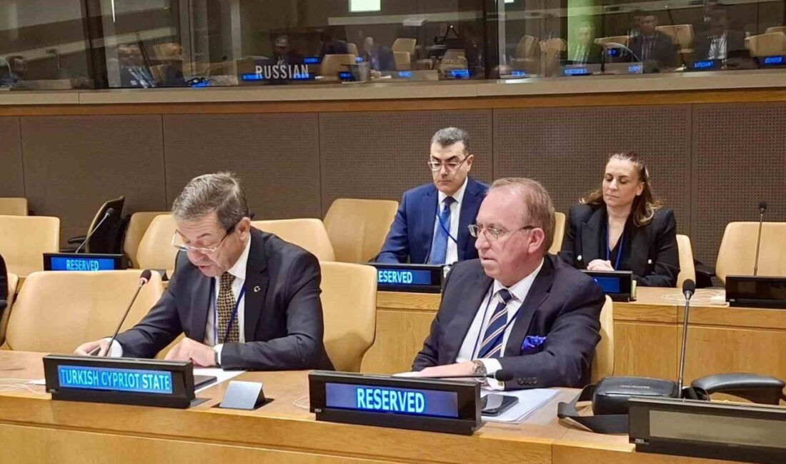KKTC Dışişleri Bakanı Tahsin Ertuğruloğlu, New York’ta düzenlenen Ekonomik İşbirliği