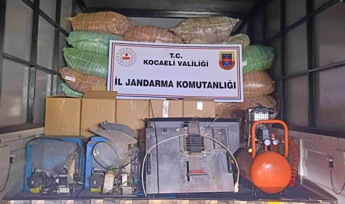 Kaçakçılıkla mücadele kapsamında Kocaeli’de gerçekleştirilen operasyonda, piyasa değeri 4 milyon