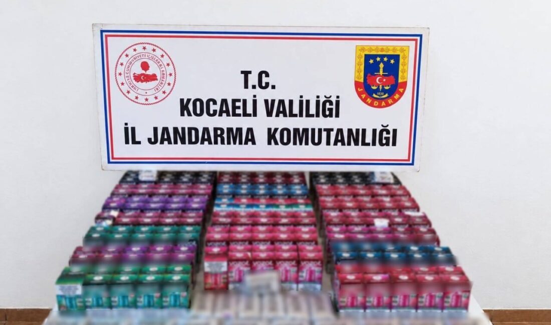 Kocaeli İl Jandarma Komutanlığı ekipleri, Dilovası ve Gebze’de gerçekleştirdikleri operasyonlarda