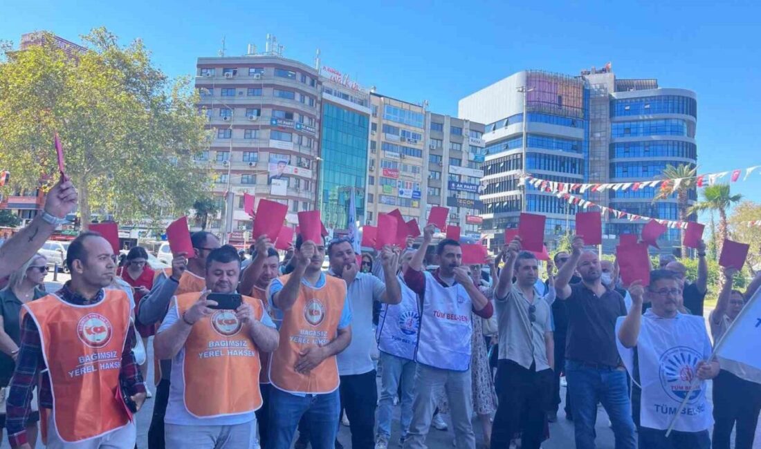 Konak Belediyesi’nde çalışan işçiler, toplu iş sözleşmesinden kaynaklanan haklarının ve