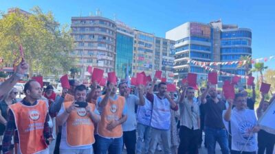 Konak Belediyesi’nde çalışan işçiler, toplu iş sözleşmesinden kaynaklanan haklarının ve