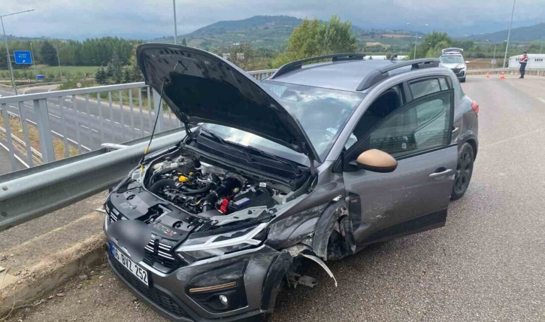 Bursa’nın İnegöl ilçesinde meydana gelen bir trafik kazasında bir araç