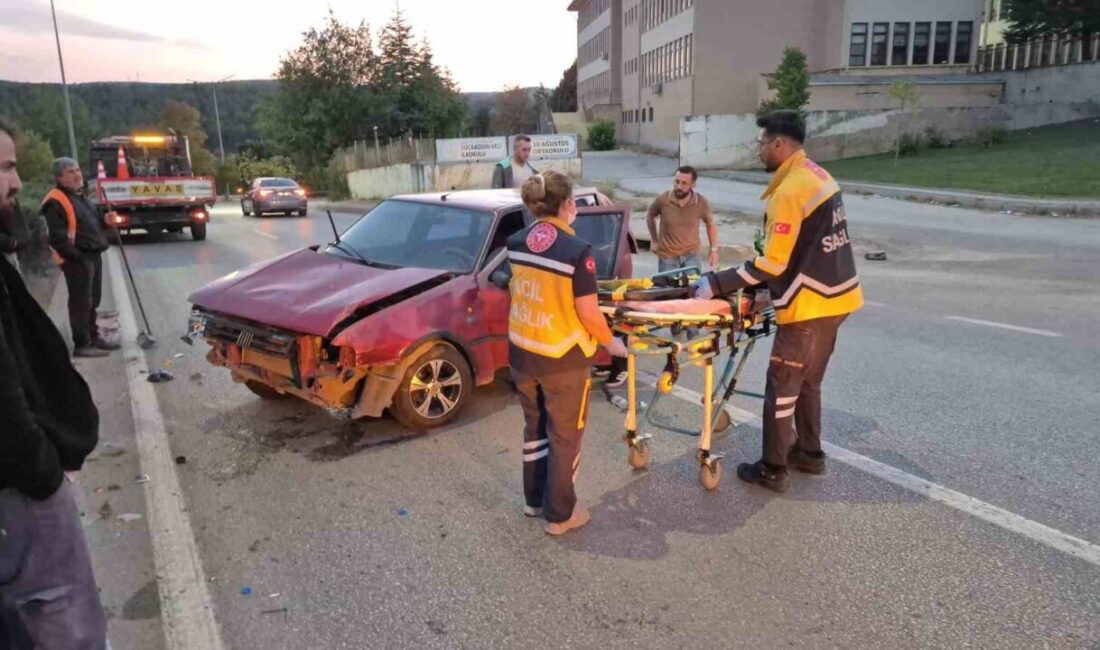 Eskişehir’de meydana gelen bir kaza sonucunda sürücüsü direksiyon hakimiyetini kaybeden