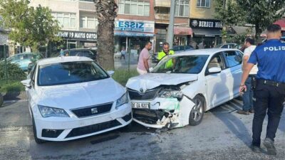 Samsun’da bir aracın kontrolünü kaybetmesi sonucu meydana gelen trafik kazasında,
