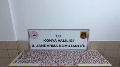 Konya’da jandarma ekiplerinin gerçekleştirdiği operasyonlarda çeşitli uyuşturucu maddeler bulunarak 7