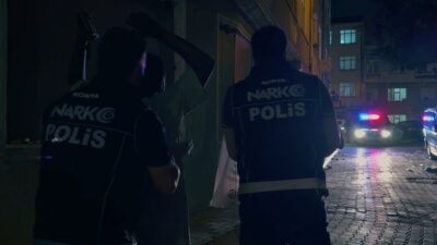 Konya’da polis ekipleri tarafından gerçekleştirilen Narko-Mercek Operasyonu’nda, uyuşturucu üretiminde kullanılabilecek