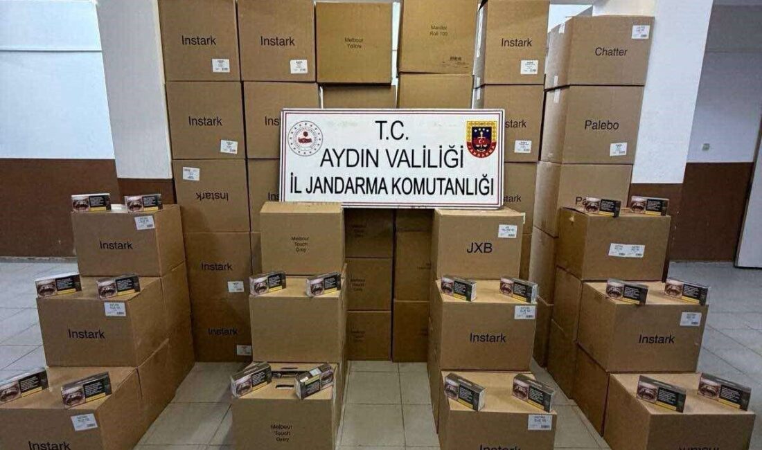 Aydın’ın Köşk ilçesinde jandarma ekipleri tarafından yapılan operasyonda bir araç