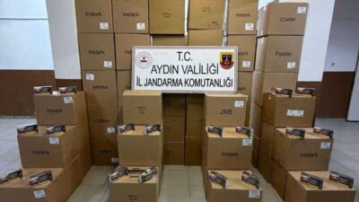 Aydın’ın Köşk ilçesinde jandarma ekipleri tarafından yapılan operasyonda bir araç