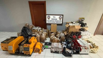 Kozan ilçesinde gerçekleştirilen “Kozan’a Güven” operasyonları kapsamında, 38 farklı noktada