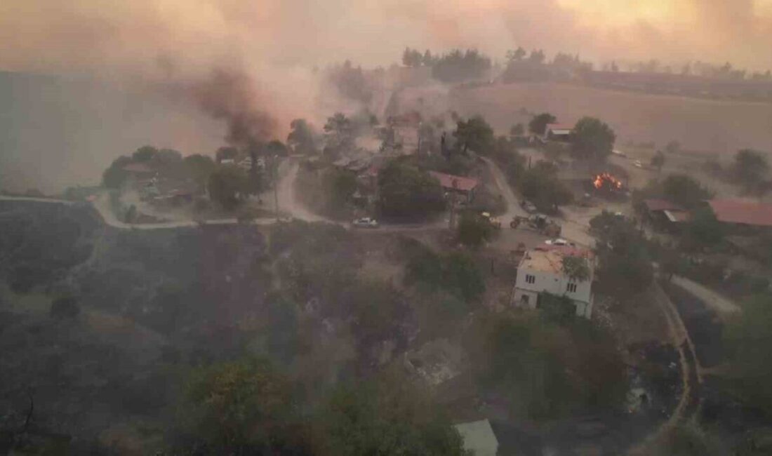 Adana’nın Kozan ilçesinde başlayan orman yangını, İmamoğlu ilçesine kadar ilerledi
