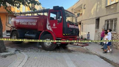 Küçükçekmece ilçesinde bulunan 6 katlı bir binanın çatı katında yangın
