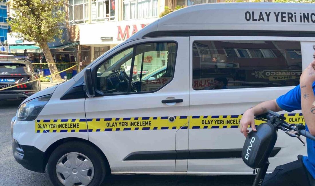 İstanbul Küçükçekmece ilçesinde bir kadın, yolun karşısına geçmeye çalışırken su