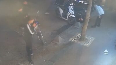 Küçükçekmece’de, bir kişiyi sokak ortasında silahla vuran şüpheli, polis ekipleri