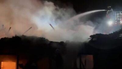 Konya’nın Kulu ilçesinde tek katlı bir evde meydana gelen yangın,