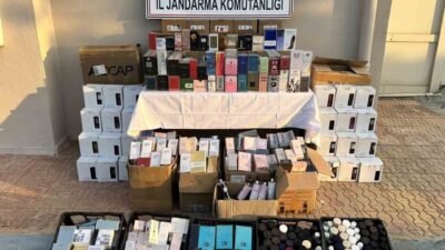 Kuşadası ilçesinde, dünyaca ünlü markalara ait piyasa değeri yaklaşık 4