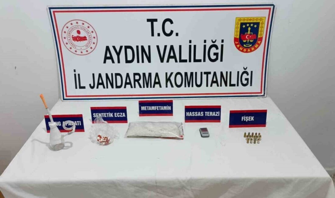 Kuşadası ilçesinde Jandarma ekipleri tarafından gerçekleştirilen bir operasyonda uyuşturucu madde