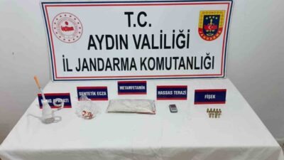 Kuşadası ilçesinde Jandarma ekipleri tarafından gerçekleştirilen bir operasyonda uyuşturucu madde