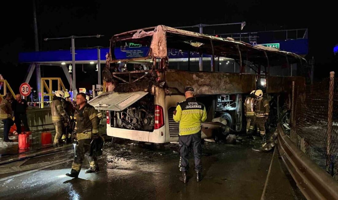 Kuzey Marmara Otoyolu’nda meydana gelen talihsiz bir olayda, bir yolcu