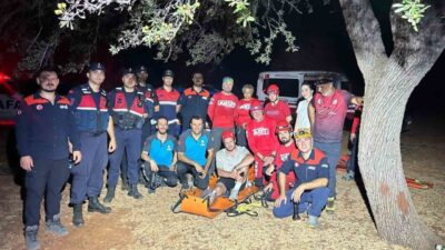 Antalya’nın Likya Yolu’nda yaralanan bir turist, arama kurtarma ekipleri tarafından