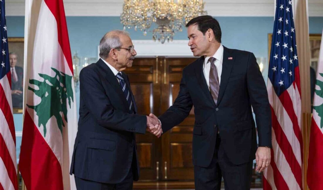 Lübnan Başbakanı Nawaf Salam, ABD Dışişleri Bakanı Marco Rubio ile