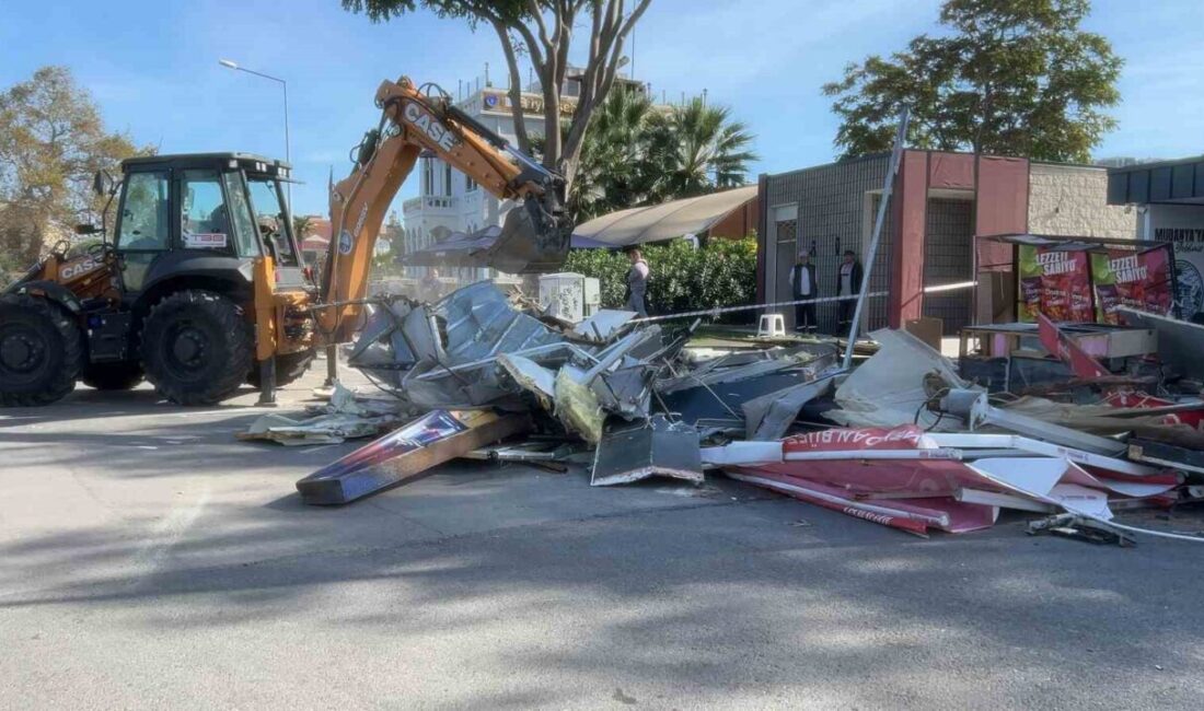 Mudanya ilçesinde uzun yıllardır faaliyet gösteren bir büfe, Mudanya Belediyesi