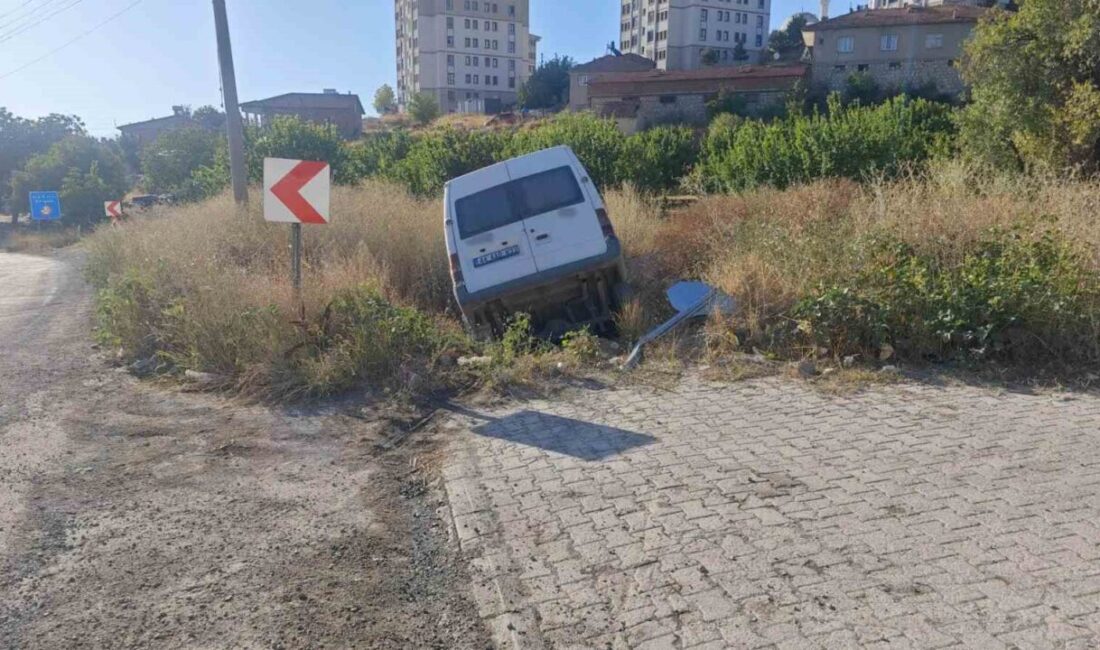 Malatya’da meydana gelen trafik kazasında, bir minibüsün şarampole devrilmesi sonucu