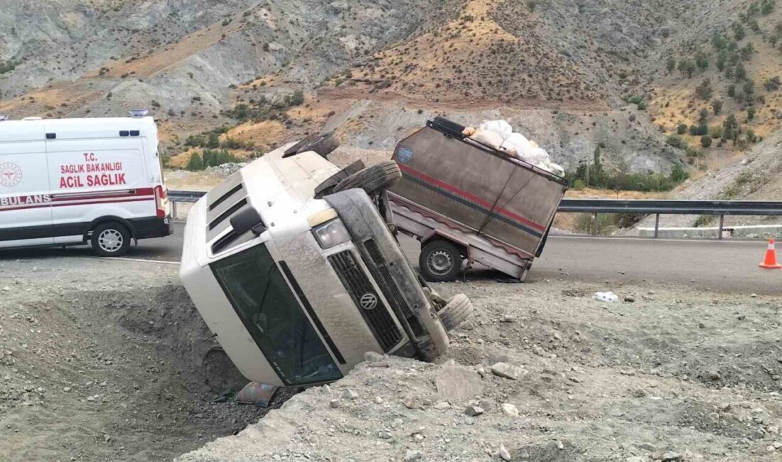 Malatya’da tarım işçilerini taşıyan bir minibüsün devrilmesi sonucu meydana gelen