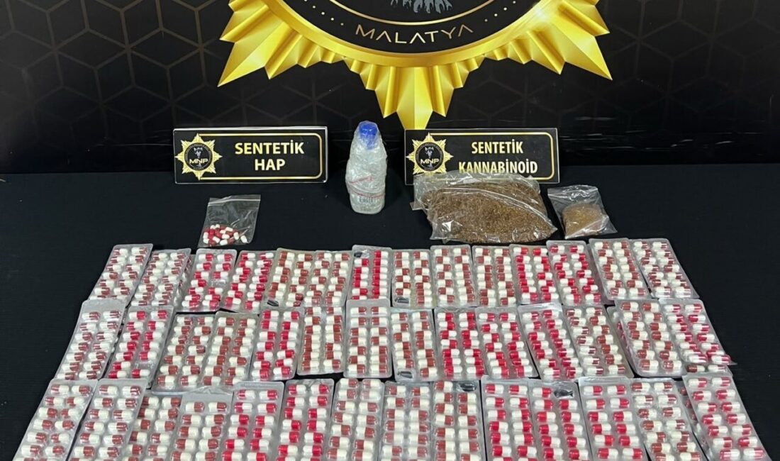 Malatya’da sokak satıcılarına yönelik gerçekleştirilen operasyonda bin 299 adet sentetik