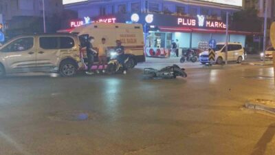Manavgat ilçesinde meydana gelen trafik kazasında bir motosiklet sürücüsü yaralandı.