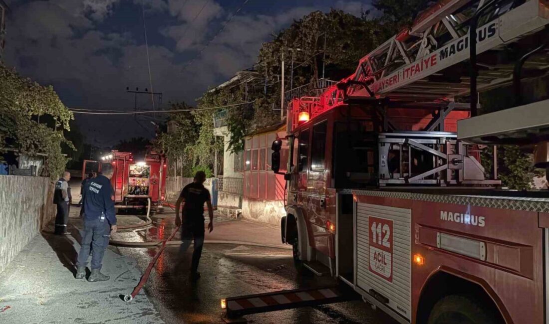 Kocasinan ilçesinde, Argıncık Mahallesi 165. Sokak’ta bulunan iki katlı bir