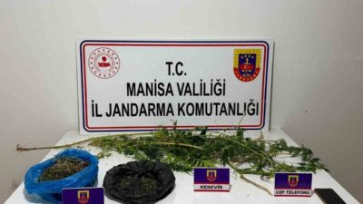 Manisa’nın Sarıgöl ilçesinde jandarma birimleri tarafından gerçekleştirilen uyuşturucu operasyonunda bir
