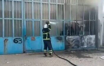 Adıyaman’ın Kahta ilçesinde bulunan Marangozlar Sanayi Bölgesi’nde bir iş yerinde