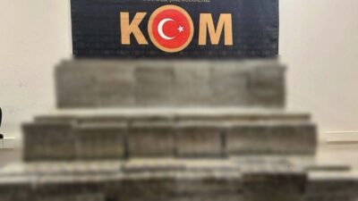 Mardin’de düzenlenen operasyonda, polis ekiplerince 14 bin paket kaçak sigara