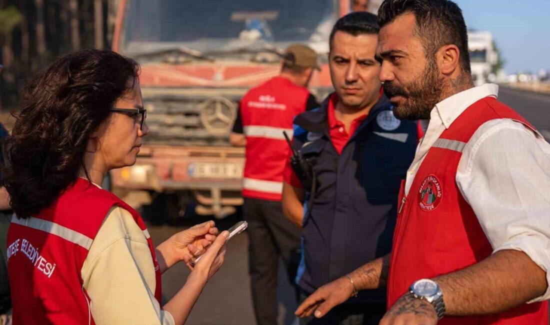 Menteşe Belediye Başkanı Gonca Köksal Aras, Yaraş Mahallesi’nde meydana gelen