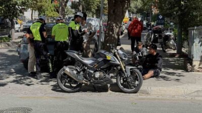Muğla’nın Menteşe ilçesinde, otomobil ile motosikletin çarpışması sonucu meydana gelen