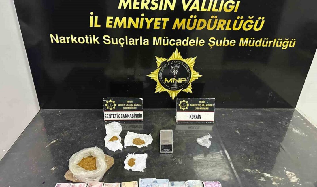 Mersin’de, uyuşturucu ticareti yapan sokak satıcılarına yönelik gerçekleştirilen operasyonda, çok