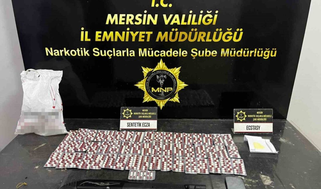 Mersin ilinde gerçekleştirilen bir polis operasyonunda “uyuşturucu madde ticareti” suçundan