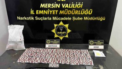 Mersin ilinde gerçekleştirilen bir polis operasyonunda “uyuşturucu madde ticareti” suçundan