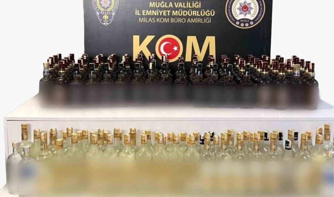 Muğla’nın Milas ilçesinde gerçekleştirilen bir polis operasyonunda, bir araçta gümrük