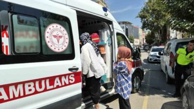 Adıyaman’da meydana gelen zincirleme trafik kazasında 2 çocuk yaralandı. Minibüs