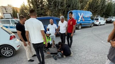 Adıyaman’ın Altınşehir Mahallesi’nde meydana gelen bir trafik kazasında motosiklet ile