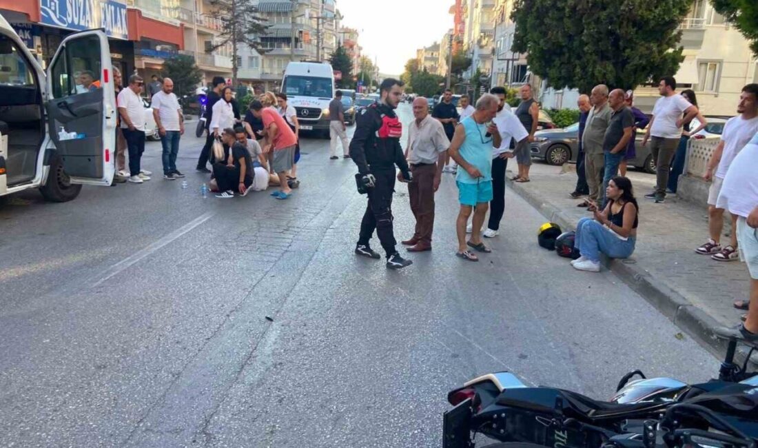 Mudanya ilçesinde bir motosikletin yayaya çarpması sonucu meydana gelen kazada,