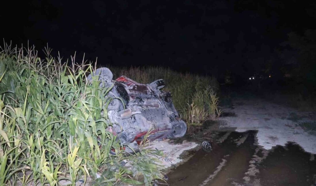 Nevşehir ilinde meydana gelen trafik kazasında iki otomobilin çarpışması sonucunda