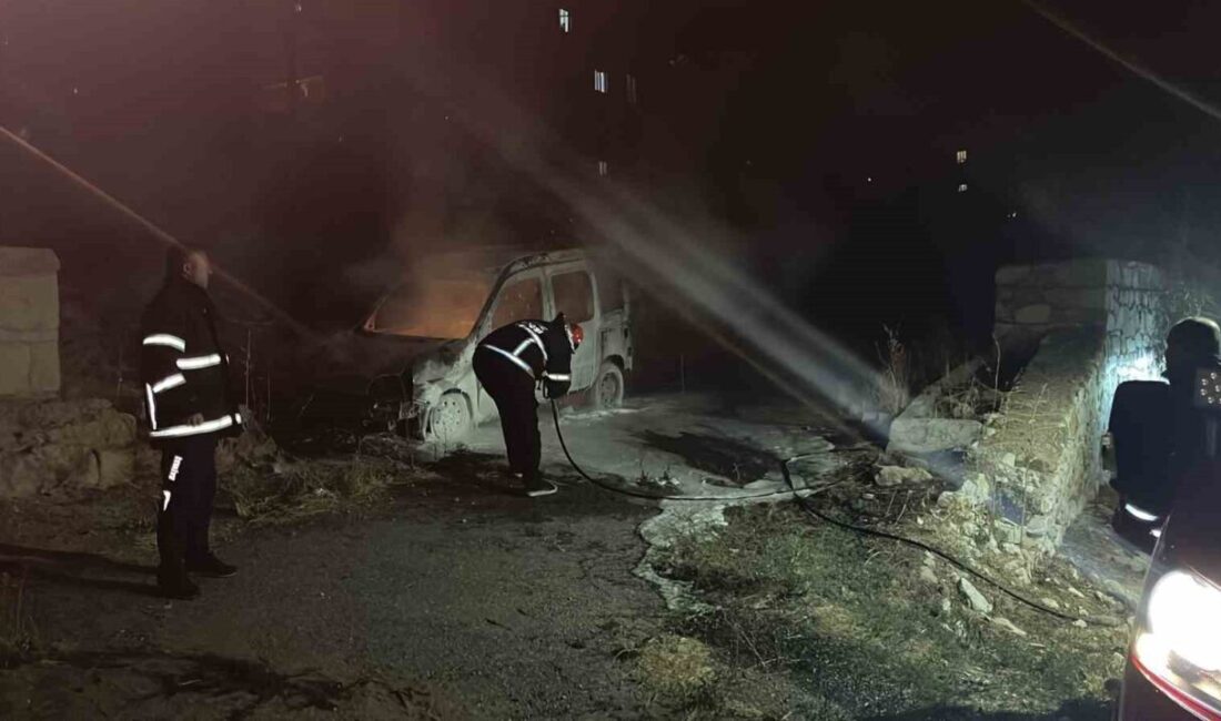 Niğde merkez Şehitler Mahallesi Dere Sokağı’nda meydana gelen yangında, park