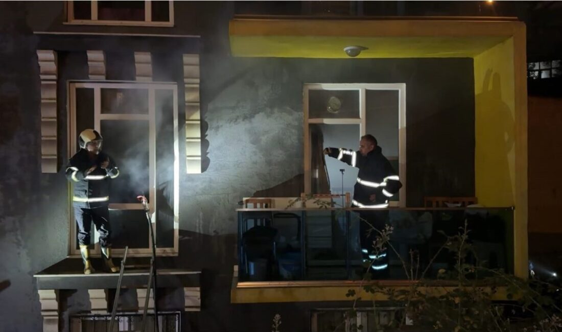Karabük ilinde bulunan bir apartman dairesinde meydana gelen yangında, 2