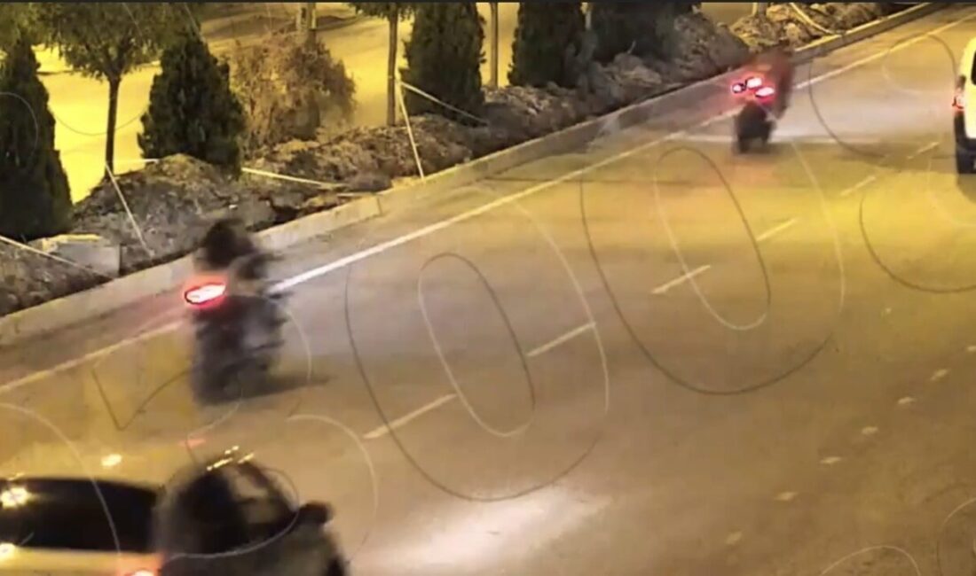 Osmaniye’de, trafiği tehlikeye atarak motosikletle yarış yaptıkları belirlenen 2 sürücüye