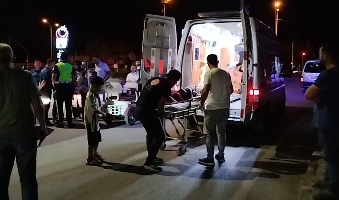 Çorum’un Osmancık ilçesinde meydana gelen trafik kazasında, bir otomobil ile