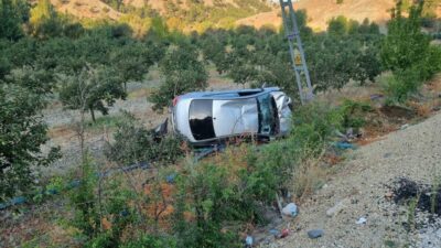 Adıyaman’ın Gölbaşı ilçesinde meydana gelen bir olayda, bir aracın meyve