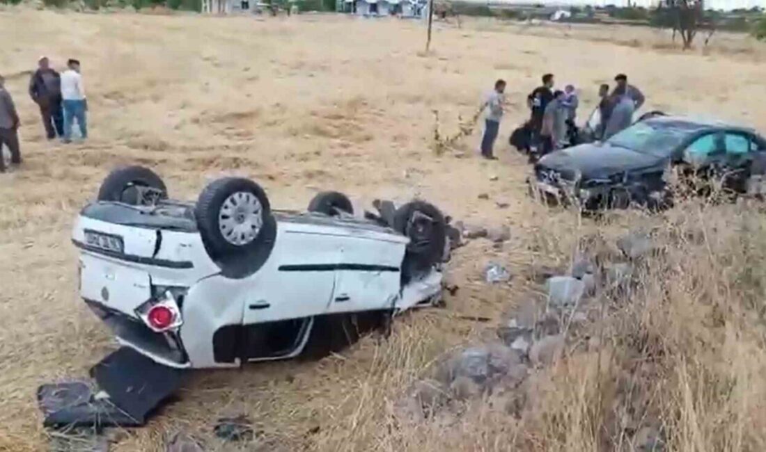 Aksaray’da Karaören köyü yolunda meydana gelen trafik kazasında, seyir halindeki
